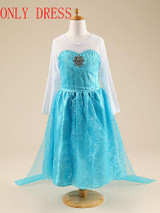 Children's Princess Girl Dress Kids Anna Elsa Costumes Dresses for Girls The Snow Queen Christmas Toddler Girls Clothing