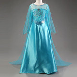 Children's Princess Girl Dress Kids Anna Elsa Costumes Dresses for Girls The Snow Queen Christmas Toddler Girls Clothing