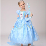 Children's Princess Dress Kids Anna Elsa Dresses Costumes Girl Dresses for Girls The Snow Queen Christmas Toddler Girls Clothing