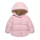 Children's Outerwear Boy and Girl Winter Warm Hooded Coat 2017 Baby Girls Hooded Jackets Spring Autumn Children Clothing 2-5Y