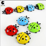 Children's Lovely cartoon ladybird Wall Suction Hooks toothbrush holder creative toothpaste box Bathroom Sets