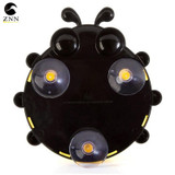 Children's Lovely cartoon ladybird Wall Suction Hooks toothbrush holder creative toothpaste box Bathroom Sets