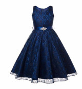 Girl Dress Kids Wedding Bridesmaid Children Girls Dresses Summer 2016 Evening Party Princess Costume Lace Teenage Girls Clothes