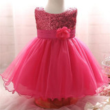 Girl Dress Children Clothing Wedding Party Girls Dresses first birthday Clothes Newborn Princess Infant Dress Girl