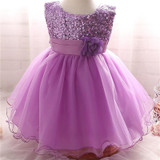 Girl Dress Children Clothing Wedding Party Girls Dresses first birthday Clothes Newborn Princess Infant Dress Girl