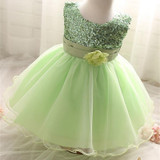 Girl Dress Children Clothing Wedding Party Girls Dresses first birthday Clothes Newborn Princess Infant Dress Girl