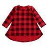 Girl Dress Casual Kids Baby Girls Child Red Plaid Dresses Checked Party Princess Formal Dresses Children Clothing 1-6Y