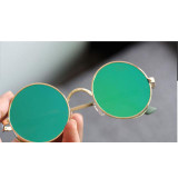 Free shipping glasses New Fashion glasses Women men Fashion retro  roundness metal carving Sunglasses summer  8 colors glasses