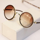 Free shipping glasses New Fashion glasses Women men Fashion retro  roundness colours Girls Sunglasses summer colors glasses