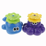 Free Shipping Gift baby bath toys rotary automatic sprinkler Octopus and Whale swimming toys