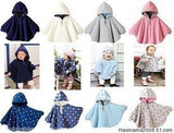 Free shipping England style Baby Cloak Two-sided wear 3 color Baby cape High quality infant baby outerwear 00068