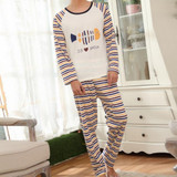 Free shipping couples pajamas set male and female milk silk long sleeved women pyjamas autumn cute cartoon fish printed M-XXL Free shipping couples pajamas set male and female milk silk long sleeved women pyjamas autumn cute cartoon fish printed M-XXL