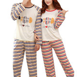 Free shipping couples pajamas set male and female milk silk long sleeved women pyjamas autumn cute cartoon fish printed M-XXL Free shipping couples pajamas set male and female milk silk long sleeved women pyjamas autumn cute cartoon fish printed M-XXL