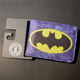 Free Shipping Comics Dc Marvel The Joker Batman Vampire Logo Purse Credit Card Holder Cartoon Wallets