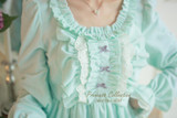 Free Shipping Comfortable Crystal Velvet Winter Nightgown Women's Long Sleepwear Princess Pijamas