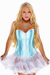Free shipping Clearance Sexy Red with Blakc stripe top corset busiter with skirt  burlesque corset tutu skirt  0377 8068+7008