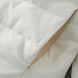 Free shipping casual Women Korean Institute of wind short paragraph white stand collar long-sleeved down coat zipper
