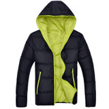 DIMUSI Men Winter Jacket Fashion Hooded Thermal Down Cotton Parkas Male Casual Hoodies Windbreaker Warm Coats 5XL,YA696