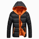 DIMUSI Men Winter Jacket Fashion Hooded Thermal Down Cotton Parkas Male Casual Hoodies Windbreaker Warm Coats 5XL,YA696