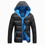 DIMUSI Men Winter Jacket Fashion Hooded Thermal Down Cotton Parkas Male Casual Hoodies Windbreaker Warm Coats 5XL,YA696