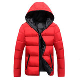 DIMUSI Men Winter Jacket Fashion Hooded Thermal Down Cotton Parkas Male Casual Hoodies Windbreaker Warm Coats 5XL,YA696