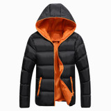 DIMUSI Men Winter Jacket Fashion Hooded Thermal Down Cotton Parkas Male Casual Hoodies Windbreaker Warm Coats 5XL,YA696