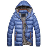 DIMUSI New Men Winter Jacket Fashion Hooded Thermal Down Cotton Parkas Male Casual Hoodies Brand Clothing Warm Coat 4XL,PA064