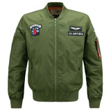 DIMUSI Bomber Jacket Men 2017 Ma-1 Flight Jacket Pilot Air Force Male Ma1 Army Green Military motorcycle Jackets Coats 6XL,YA591