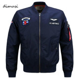 DIMUSI Bomber Jacket Men 2017 Ma-1 Flight Jacket Pilot Air Force Male Ma1 Army Green Military motorcycle Jackets Coats 6XL,YA591