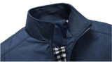 DIMUSI 2017 Spring Autumn Men's Jacket Male Overcoat Casual Solid Jacket Slim Fit Stand Collar Zipper Men Jackets Coat 5XL,YA684