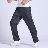 DIMUSI 2017 New Outwear Quick Dry Men's Pants Elastic Waist Full Length Men Pants tatting Men Pants Plus Size,YA043