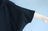 DIMANAF Women Plus Size Autumn Sweaters Knitting Cotton Solid Tops&amp;Tees Casual Fashion Loose Batwing Female Oversize Pullover