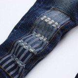 DIIMUU 1PC Autumn Fashion Baby Boys Girls Jeans Pants Children Clothing Toddler Clothes Elastic Mid Denim Cotton Casual Trousers