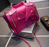 Designer Handbags High Quality Women PU Leather Jacket Bags Women Clothing Shoulder Messenger Bag Day Clutch Purse bags S-1964