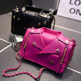 Designer Handbags High Quality Women PU Leather Jacket Bags Women Clothing Shoulder Messenger Bag Day Clutch Purse bags S-1964
