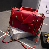 Designer Handbags High Quality Women PU Leather Jacket Bags Women Clothing Shoulder Messenger Bag Day Clutch Purse bags S-1964