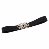 Designer belts women women ladies girls metal floral interlock 2017 stretchy elastic waist belt waistband belts for women