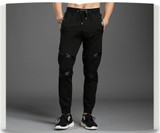 design harajuku pants streetwear fleece sweatpants Outwear Bodybuilding Pants Slim Fit design