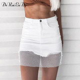 DeRuiLaDy women Vintage black pencil skirt Fashion streetwear metal button zipper short skirt 2017 New autumn mini skirts womens DeRuiLaDy women Vintage black pencil skirt Fashion streetwear metal button zipper short skirt 2017 New autumn mini skirts womens
