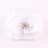 Newborn Babies Butterfly Knot knitted Warm Hats New Toddler Kids Girl&amp;Boy Baby Infant Winter Bowknot Knit Hat Cute Beanie