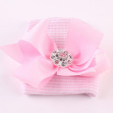 Newborn Babies Butterfly Knot knitted Warm Hats New Toddler Kids Girl&amp;Boy Baby Infant Winter Bowknot Knit Hat Cute Beanie