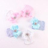 Newborn Babies Butterfly Knot knitted Warm Hats New Toddler Kids Girl&amp;Boy Baby Infant Winter Bowknot Knit Hat Cute Beanie