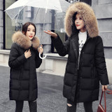 NewBang 5XL Winter Jacket Women Feather Parka Real Raccoon Fur Collar Coat Women Long Duck Down Windbreaker Thick Warm Jacket