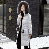 NewBang 5XL 6XL Winter Down Coat Windbreaker Parkas Real Fox Fur Collar Women Long Down Jacket Outwear Thick Warm Puffer Jackets