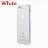 NEW! CZ Diamond Crystal Frame Transparent Clear Phone Back Cover Soft TPU Phone Case For iPhone 7 For iPhone7 7 Plus