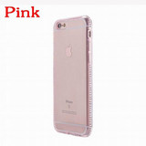 NEW! CZ Diamond Crystal Frame Transparent Clear Phone Back Cover Soft TPU Phone Case For iPhone 7 For iPhone7 7 Plus