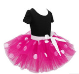New Years kids Ballet dress princess party costume infant clothing Polka dot baby clothes birthday girls tutu dress Head band