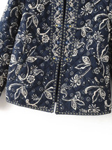 2016 Autumn and Winter New Arrival Women Vintage Short Quilted Jackets, Female Fashion Casual Embroidery Cotton-padded Coats