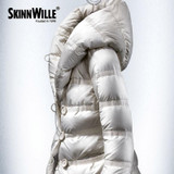 2016 autumn and winter down jacket women short paragraph European style minimalist hooded white goose down warm jacket Women 90