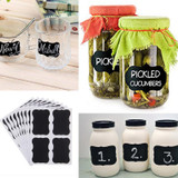 2016 40pcs Waterproof Mason Jar Bottle Stickers Labels Home Kitchen Jars Stickers Chalkboard Lables Tags Can Be Reused